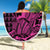 Koa Ikaika Warrior Helmet with Shark Beach Blanket Pink Kakau Style