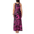 Koa Ikaika Warrior Helmet with Shark Tank Maxi Dress Pink Kakau Style