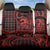 Koa Ikaika Warrior Helmet with Shark Back Car Seat Cover Red Kakau Style