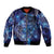 North Island Kokako and South Island Kokako Bomber Jacket New Zealand Native Bird with Galaxy Vibe