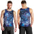 North Island Kokako and South Island Kokako Men Tank Top New Zealand Native Bird with Galaxy Vibe