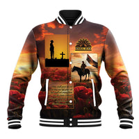 ANZAC Day Film Reel Lest We Forget Baseball Jacket Australia NZ Memorial LT9 Unisex Red - Polynesian Pride