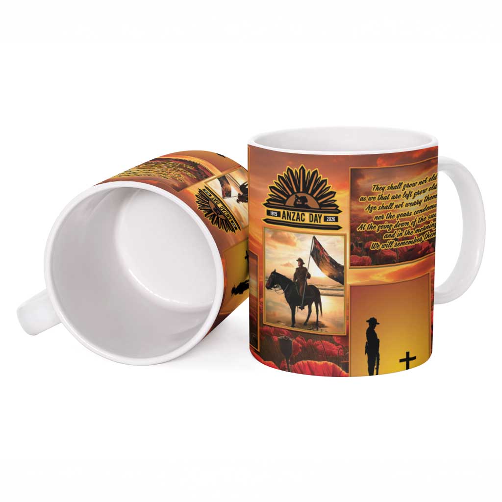 ANZAC Day Film Reel Lest We Forget Ceramic Mug Australia NZ Memorial LT9 - Polynesian Pride