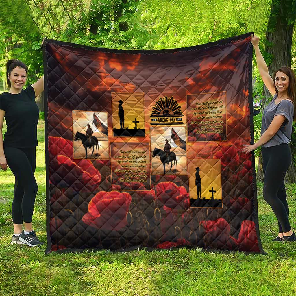 ANZAC Day Film Reel Lest We Forget Quilt Australia NZ Memorial LT9 - Polynesian Pride