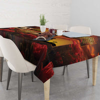 ANZAC Day Film Reel Lest We Forget Tablecloth Australia NZ Memorial LT9 - Polynesian Pride