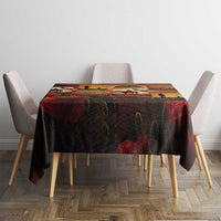 ANZAC Day Film Reel Lest We Forget Tablecloth Australia NZ Memorial LT9 - Polynesian Pride