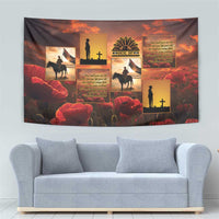 ANZAC Day Film Reel Lest We Forget Tapestry Australia NZ Memorial LT9 - Polynesian Pride