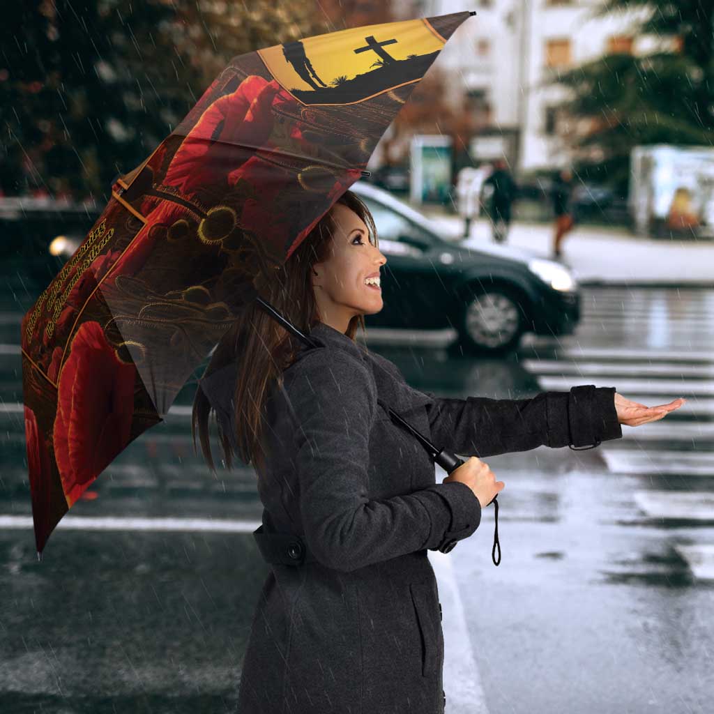 ANZAC Day Film Reel Lest We Forget Umbrella Australia NZ Memorial LT9 - Polynesian Pride