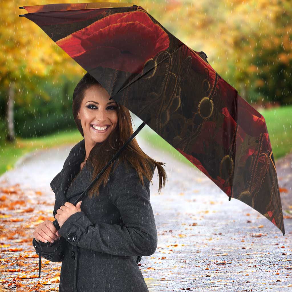 ANZAC Day Film Reel Lest We Forget Umbrella Australia NZ Memorial LT9 - Polynesian Pride
