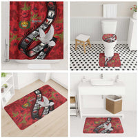 Personalised Tonga ANZAC 1915-2026 Filmstrip Bathroom Set Lest We Forget 25 April LT9 - Polynesian Pride