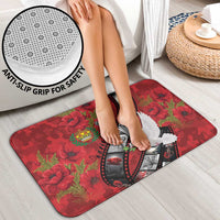 Personalised Tonga ANZAC 1915-2026 Filmstrip Bathroom Set Lest We Forget 25 April LT9 - Polynesian Pride