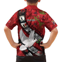 Personalised Tonga ANZAC 1915-2026 Filmstrip Kid Hawaiian Shirt Lest We Forget 25 April LT9 - Polynesian Pride