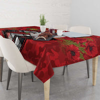 Personalised Tonga ANZAC 1915-2026 Filmstrip Tablecloth Lest We Forget 25 April LT9 - Polynesian Pride