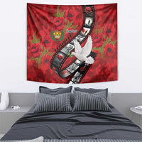 Personalised Tonga ANZAC 1915-2026 Filmstrip Tapestry Lest We Forget 25 April LT9 - Polynesian Pride