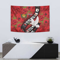Personalised Tonga ANZAC 1915-2026 Filmstrip Tapestry Lest We Forget 25 April LT9 - Polynesian Pride