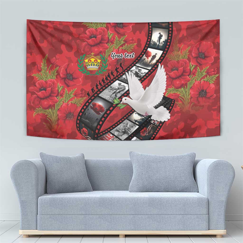 Personalised Tonga ANZAC 1915-2026 Filmstrip Tapestry Lest We Forget 25 April LT9 - Polynesian Pride
