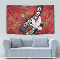 Personalised Tonga ANZAC 1915-2026 Filmstrip Tapestry Lest We Forget 25 April LT9 - Polynesian Pride