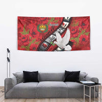 Personalised Tonga ANZAC 1915-2026 Filmstrip Tapestry Lest We Forget 25 April LT9 - Polynesian Pride