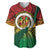 Personalised Vanuatu Yumi 44th Indipendens Dei Baseball Jersey Vanuatuan Broad Tusk with Polynesian Tribal