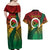 Personalised Vanuatu Yumi 44th Indipendens Dei Couples Matching Off Shoulder Maxi Dress and Hawaiian Shirt Vanuatuan Broad Tusk with Polynesian Tribal