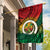 Personalised Vanuatu Yumi 44th Indipendens Dei Garden Flag Vanuatuan Broad Tusk with Polynesian Tribal