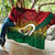 Personalised Vanuatu Yumi 44th Indipendens Dei Quilt Vanuatuan Broad Tusk with Polynesian Tribal