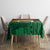 Personalised Vanuatu Yumi 44th Indipendens Dei Tablecloth Vanuatuan Broad Tusk with Polynesian Tribal