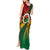 Personalised Vanuatu Yumi 44th Indipendens Dei Tank Maxi Dress Vanuatuan Broad Tusk with Polynesian Tribal