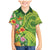 Polynesian Tribal Flower Tattoo Family Matching Mermaid Dress and Hawaiian Shirt Special Lime Green Vibe