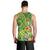 Polynesian Tribal Flower Tattoo Men Tank Top Special Lime Green Vibe