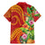 Polynesian Tribal Flower Tattoo Family Matching Mermaid Dress and Hawaiian Shirt Special Vermilion Vibe