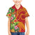 Polynesian Tribal Flower Tattoo Family Matching Mermaid Dress and Hawaiian Shirt Special Vermilion Vibe