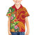 Polynesian Tribal Flower Tattoo Family Matching Tank Maxi Dress and Hawaiian Shirt Special Vermilion Vibe