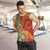 Polynesian Tribal Flower Tattoo Men Tank Top Special Vermilion Vibe