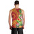 Polynesian Tribal Flower Tattoo Men Tank Top Special Vermilion Vibe