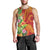 Polynesian Tribal Flower Tattoo Men Tank Top Special Vermilion Vibe