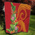 Polynesian Tribal Flower Tattoo Quilt Special Vermilion Vibe