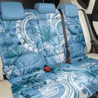 Polynesian Hibiscus Flower Tribal Back Car Seat Cover Blue Color LT9 - Polynesian Pride