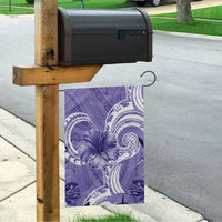 Polynesian Hibiscus Flower Tribal Garden Flag Violet Color LT9 - Polynesian Pride