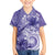 Polynesian Hibiscus Flower Tribal Hawaiian Shirt Violet Color