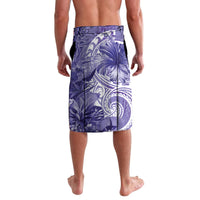 Polynesian Hibiscus Flower Tribal Lavalava Violet Color LT9 - Polynesian Pride