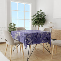 Polynesian Hibiscus Flower Tribal Tablecloth Violet Color LT9 - Polynesian Pride