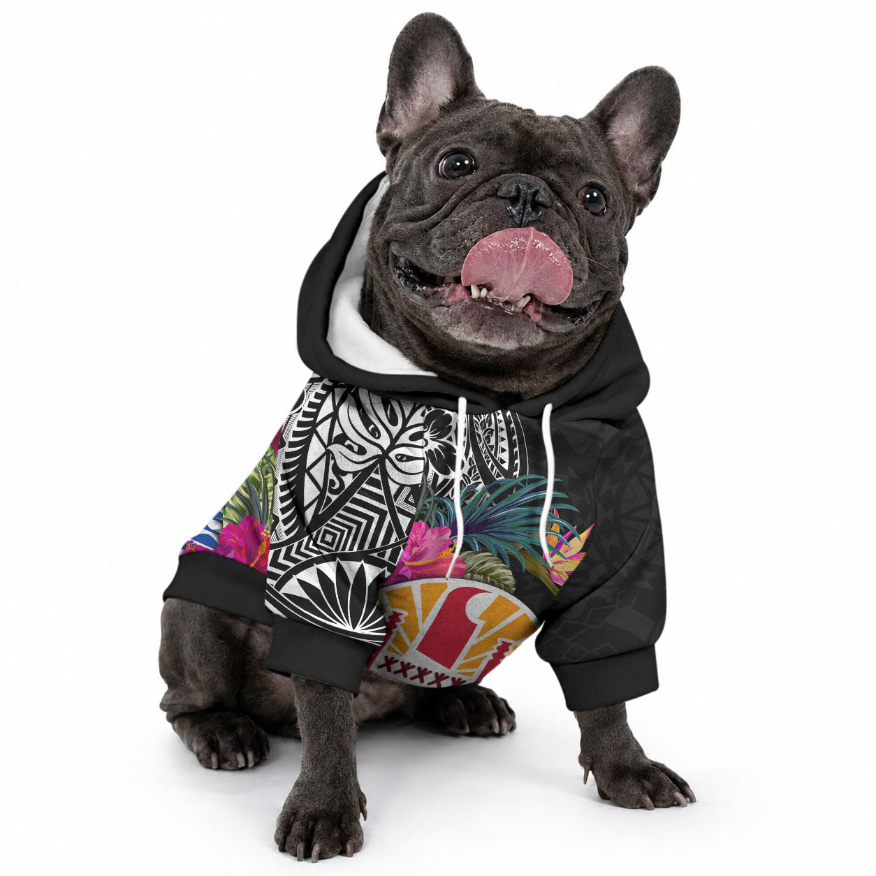 Tahiti Island Pet Hoodie French Polynesian Tropical LT9 - Polynesian Pride