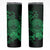 Green Polynesian Tahiti Island Skinny Tumbler The Wave of Water