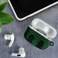 Kakariki Maori Ta Moko Poutama Art AirPods Case LT9 - Polynesian Pride