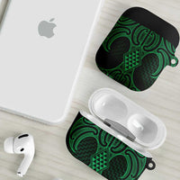 Kakariki Maori Ta Moko Poutama Art AirPods Case LT9 - Polynesian Pride