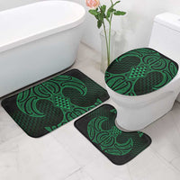 Kakariki Maori Ta Moko Poutama Art Bathroom Set LT9 - Polynesian Pride