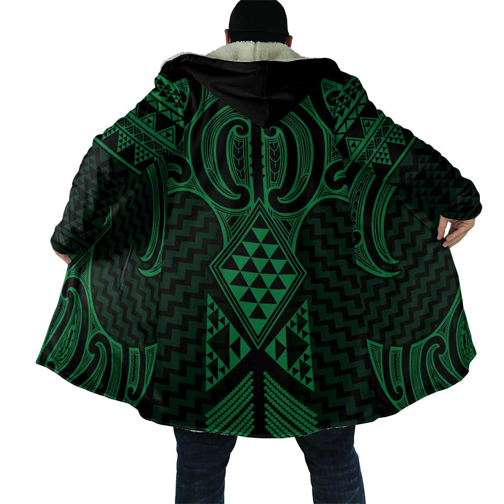 Kakariki Maori Ta Moko Poutama Art Cloak LT9 - Polynesian Pride