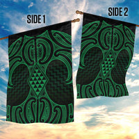 Kakariki Maori Ta Moko Poutama Art Garden Flag LT9 - Polynesian Pride