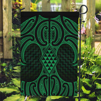 Kakariki Maori Ta Moko Poutama Art Garden Flag LT9 Garden Flag Green - Polynesian Pride